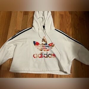 Cropped Adidas Hoodie